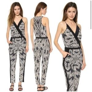 Diane Von Furstenberg | 100% Silk Shany Panther Jumpsuit